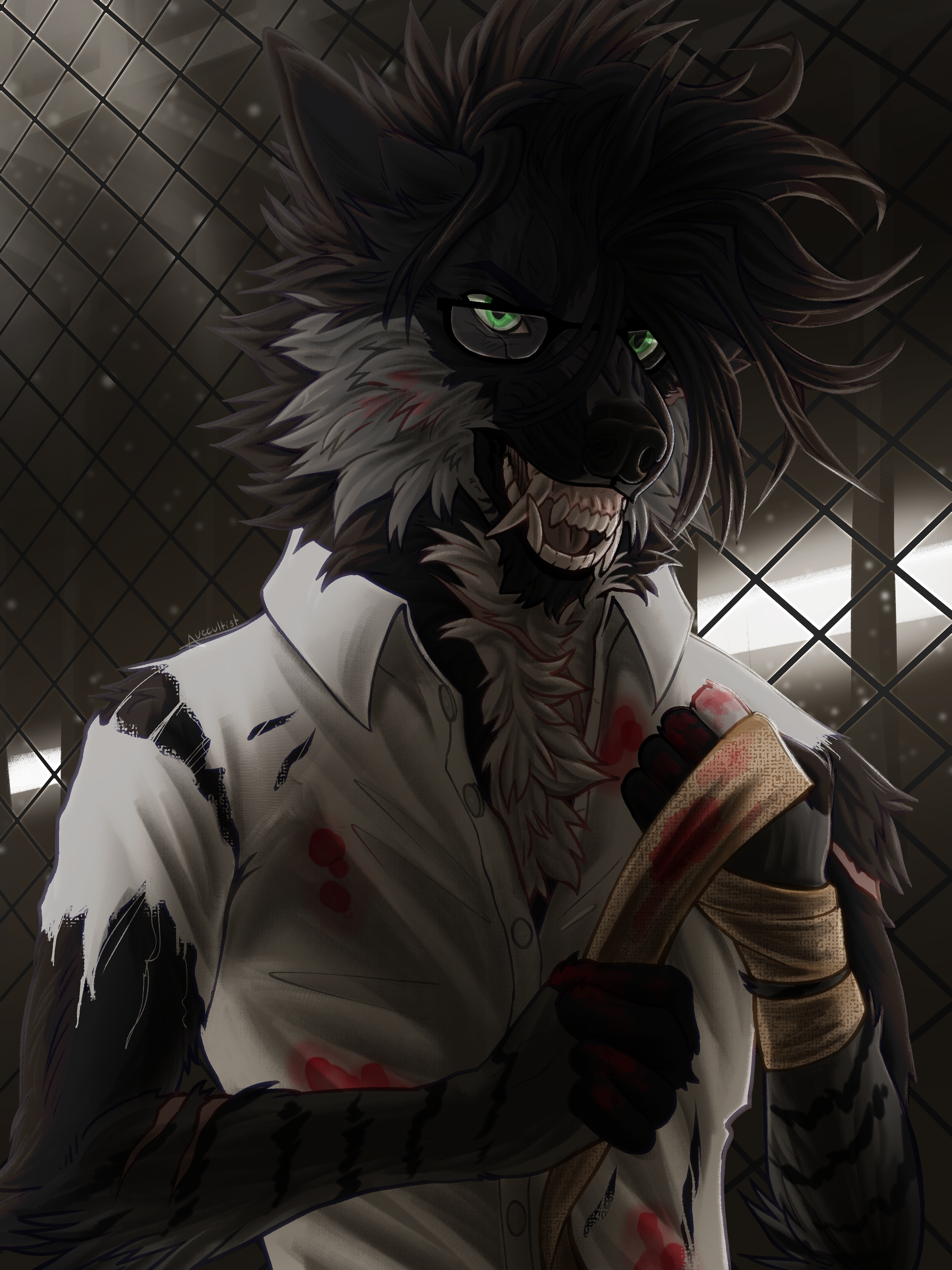 completed portrait YCH